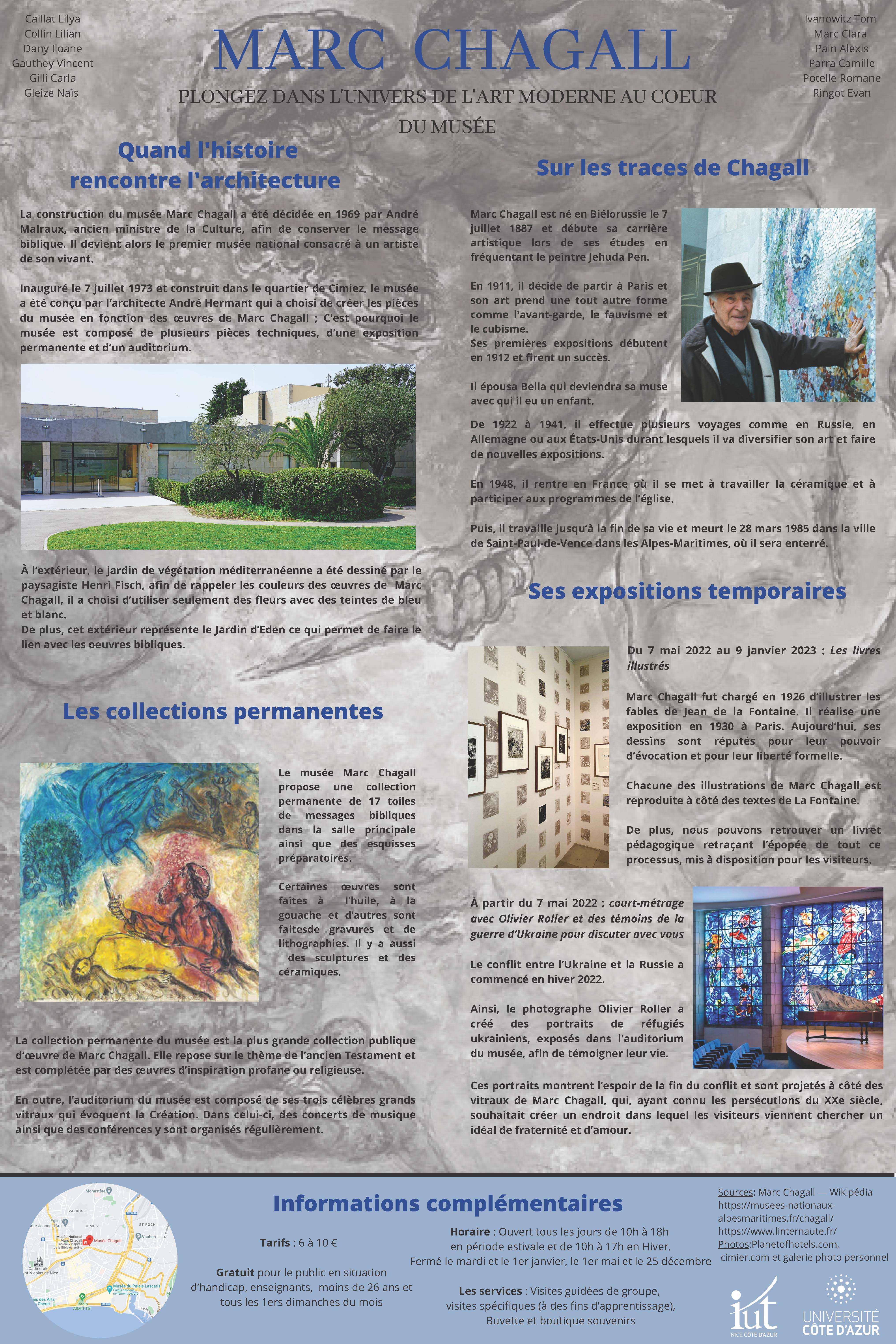 SAé - Présentation du Musée Marc Chagall