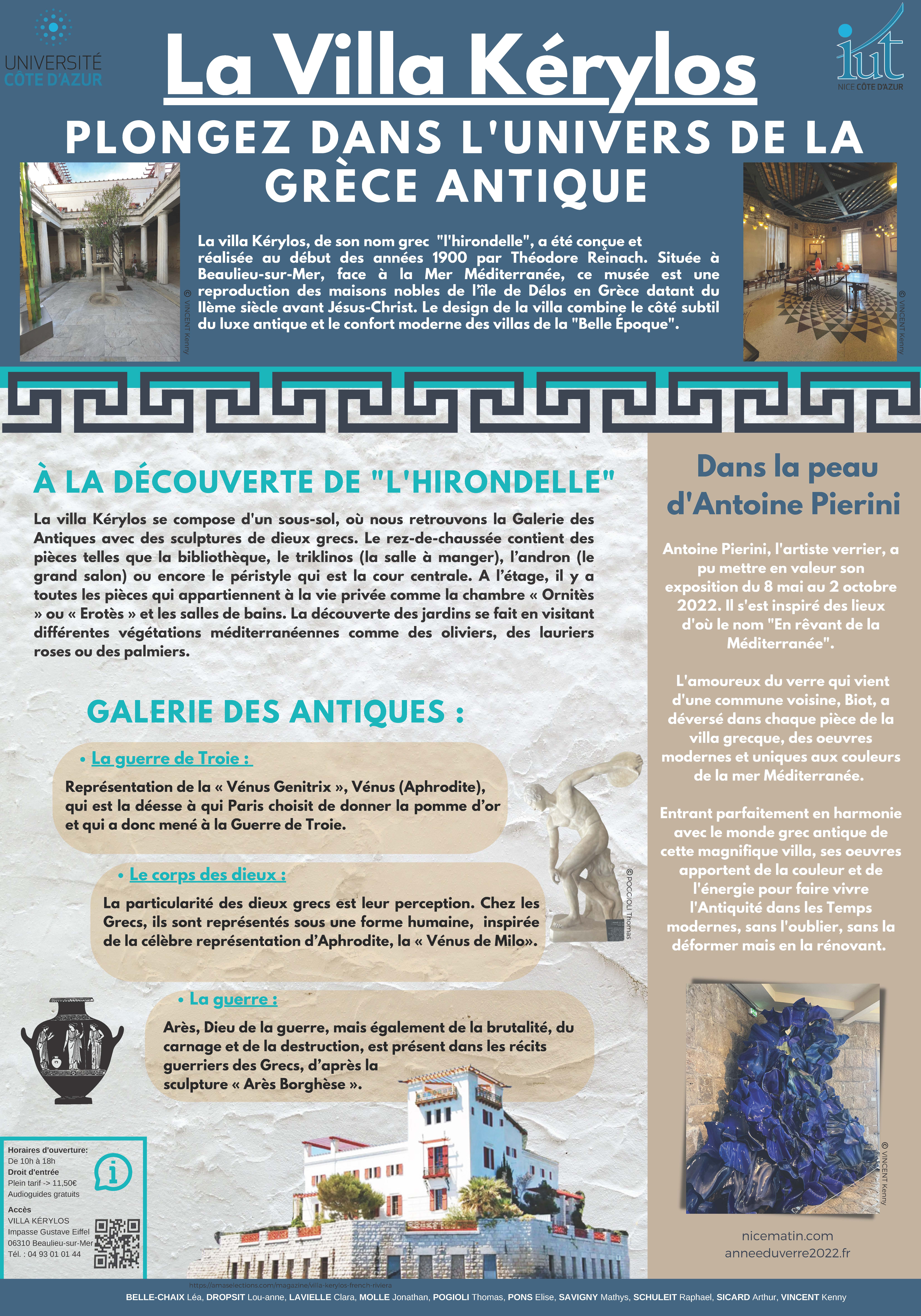 SAé - Présentation de la Villa Kérylos