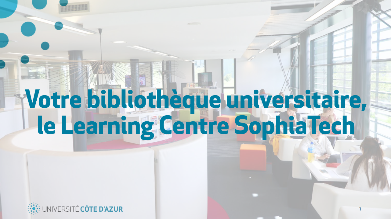 Learning Centre Sophia Antipolis Rentrée 2026