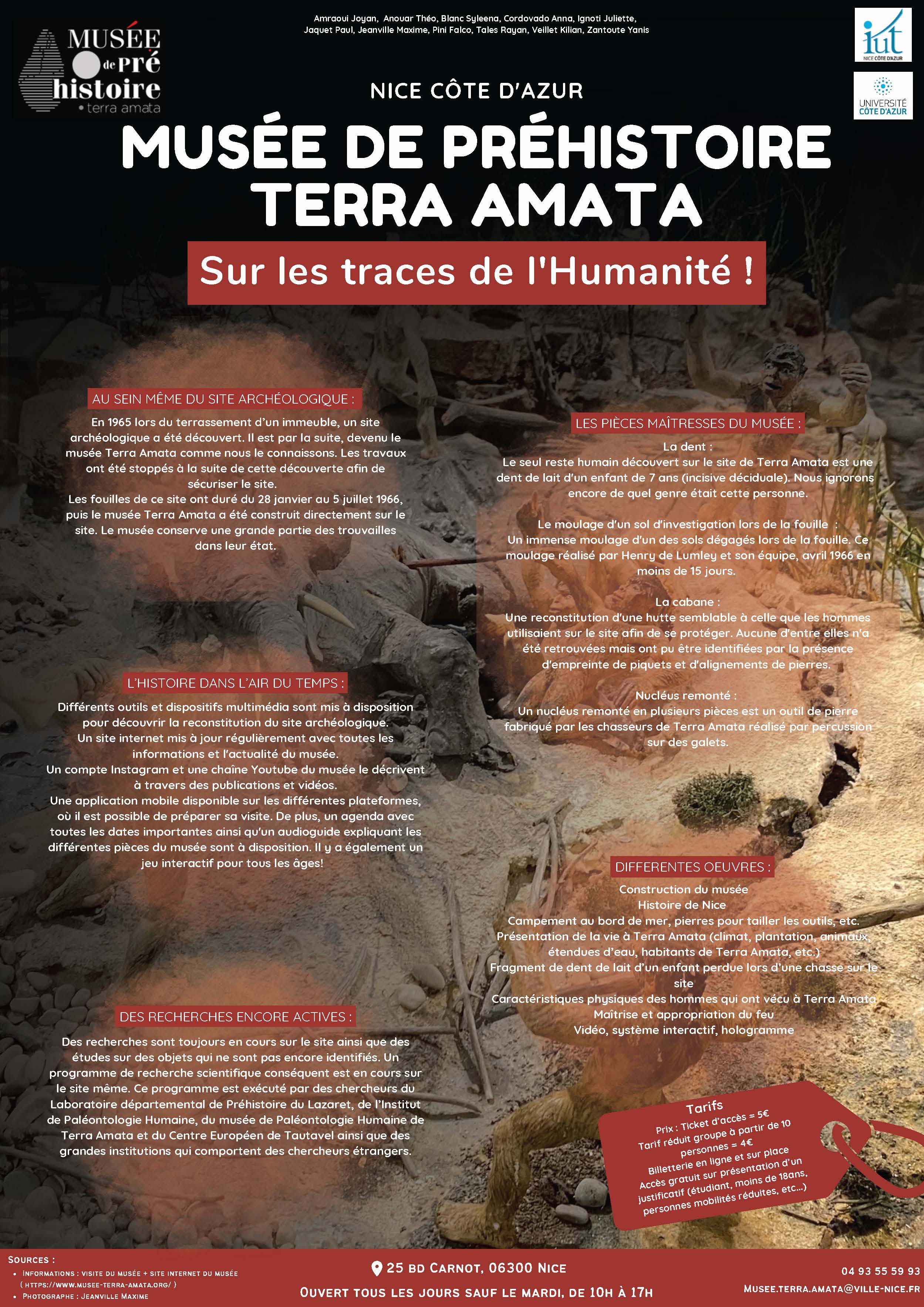 SAé - Présentation du Musée Terra Amata