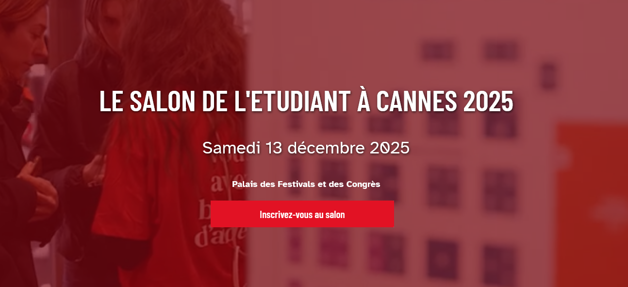 SAlon létudiant cannes le samedi 13 décembre 2025